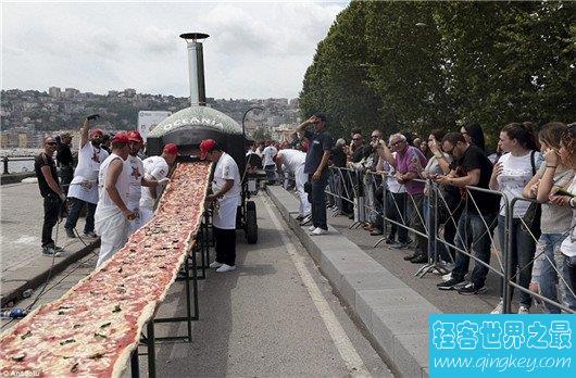 世界最长披萨，几千人都吃不完