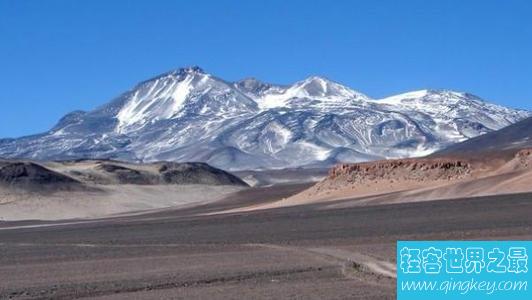 智利十大著名山脉，它被称为最美丽的火山。