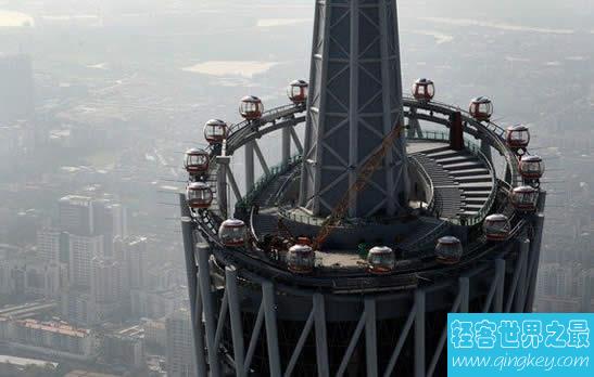 世界最高摩天轮，广州塔摩天轮(450米)