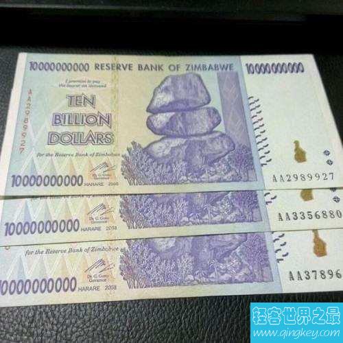 一起来了解世界上最大面值的钱币——津巴布韦币