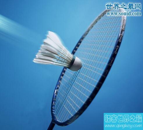 世界上速度最快的球类运动，羽毛球(时速达332公里)