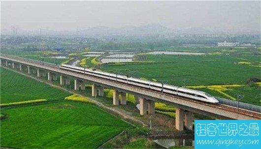 世界上最长的大桥在中国，长度是以前最长大桥的四倍