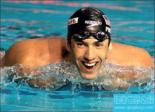 世界十大最顶尖的游泳运动员，飞鱼菲尔普斯排第一