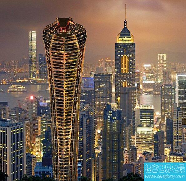 世界上造型最奇特的建筑，亚洲眼镜蛇大楼(血盆大嘴)