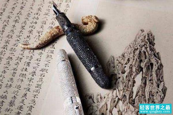 世界上最贵的钢笔:镶嵌仅两千颗钻石(价值1.15亿元)