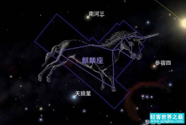 中国最吉祥的星座，麒麟座/拥有最美的天体玫瑰星云