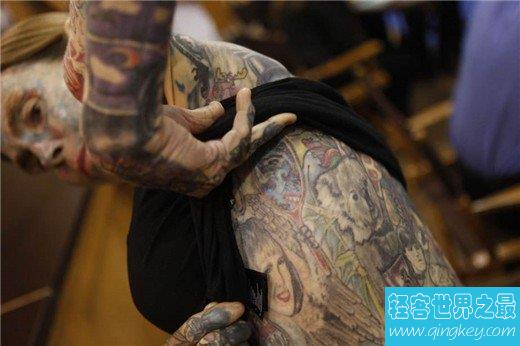 世界上纹身最多的女人，95%纹身覆盖，真相令人泪目