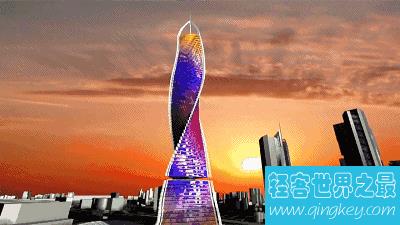 迪拜最令人震撼的建筑物，旋转摩天大楼玩得是心跳！