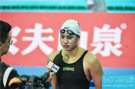 中国女子游泳最快的选手王简嘉禾，继孙杨之后的又一女将
