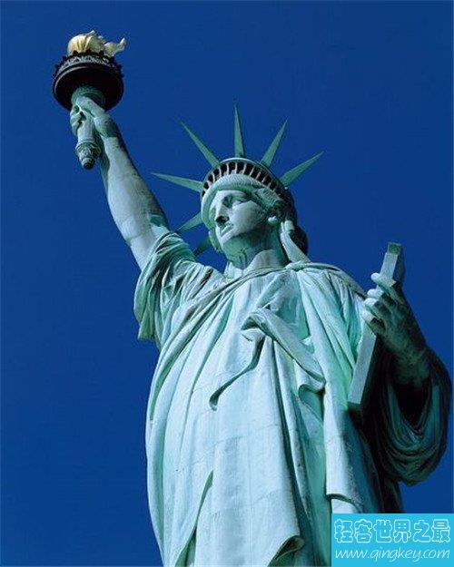 美国五个地标性建筑排行榜，纽约自由女神像屹立不倒