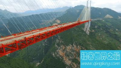 世界上最高的大桥，565米的北盘江大桥(两百层楼高)