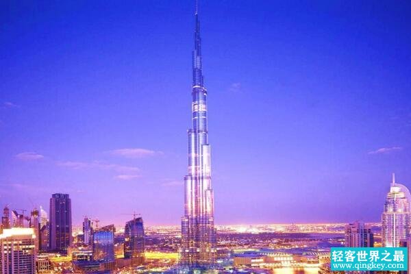 迪拜最高建筑物是多少米?总共有162层(比台北101还高)