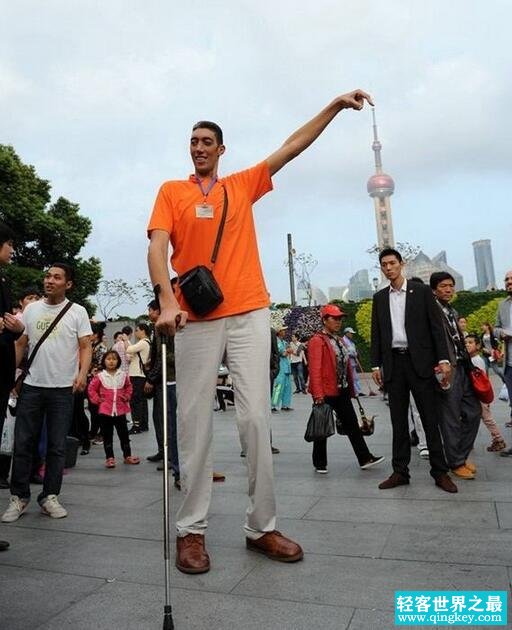 目前世界第一高人苏尔坦·科森，高2.47米取代鲍喜顺2.36米